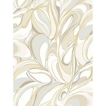 Achate Beige & Grey Wallpaper