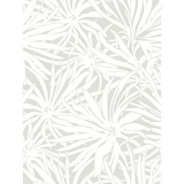 Floral Canopy Grey Wallpaper