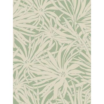 Floral Canopy Olive Wallpaper
