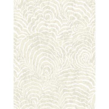 Ocean Jasper White Wallpaper
