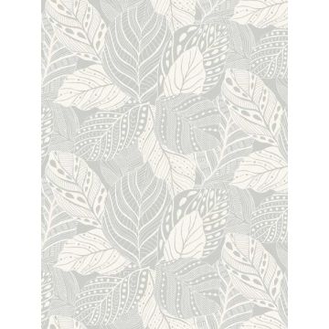 Vinca Grey Wallpaper