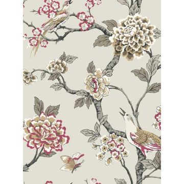 Fanciful Beige Wallpaper