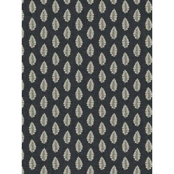 Leaf Pendant Black Wallpaper