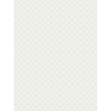 Diamond Gate White and Tan Wallpaper