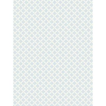 Diamond Gate Blue and White Wallpaper