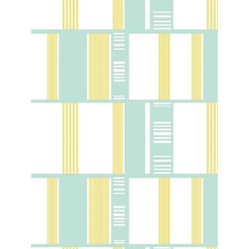 Grid Lock Mint Green Lime Wallpaper