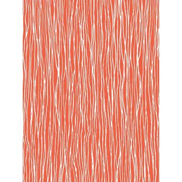 Jacaranda Wave Orange Wallpaper