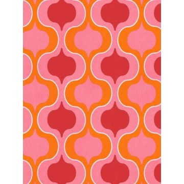 Squeeze Hot Pink Red Orange Wallpaper