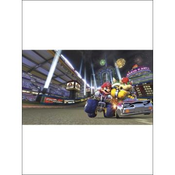 Mario Kart 8 XL 7 Panel Black Mural
