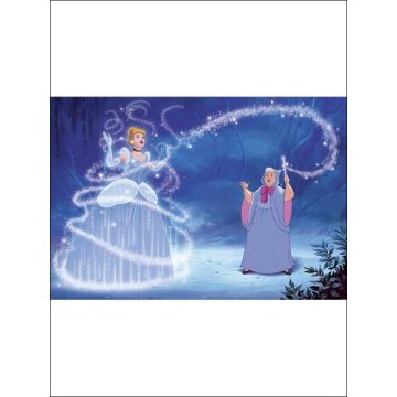 Cinderella Magic XL 7 Panel Blue Mural