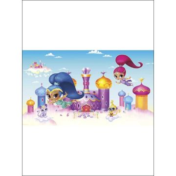 Shimmer And Shine XL 7 Panel Pink Mural