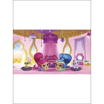 Shimmer Shine Genie Palace 7 Panel Pink Mural