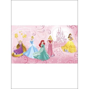 Disney Princess Enchanted 7 Panel Pink Mural