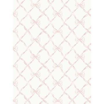 Baby Bow Peel and Stick Pink Jam Wallpaper