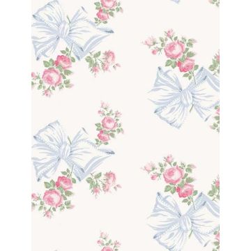 Rosa Beaux Peel and Stick Pastel Blue Wallpaper
