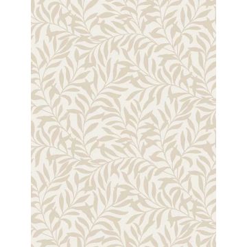 Salix Leaf Beige Wallpaper