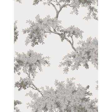 Ashdown Tree Grey Wallpaper