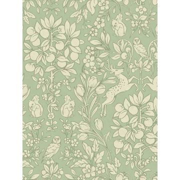 Richmond Floral Sage Wallpaper