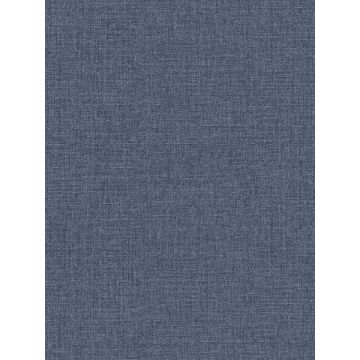 Glen Linen Dark Blue Wallpaper