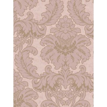 Windsor Damask Pink Wallpaper