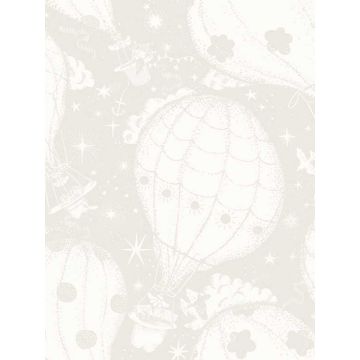 Ballongerna Grey Wallpaper