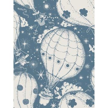 Ballongerna Dark Blue Wallpaper