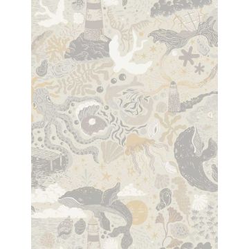 Havet Grey Wallpaper