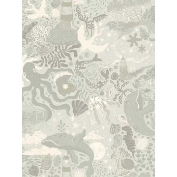 Havet Light Blue Wallpaper