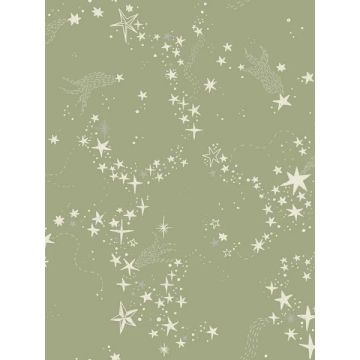 Stjarnhimmel Green Wallpaper