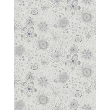 Magic Garden Grey Wallpaper