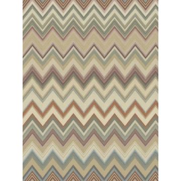 Happy Zigzag Gold Wallpaper