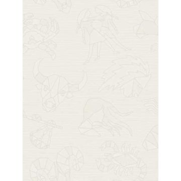 Constellations White Wallpaper