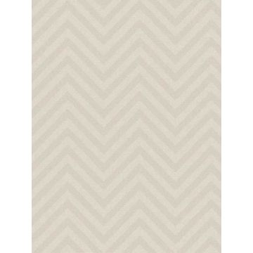 Macro Chevron Taupe and Cream Wallpaper
