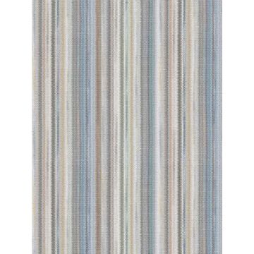 Striped Sunset Glitter Blue and Grey Wallpaper