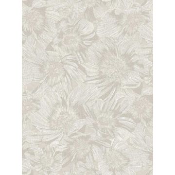 Anemoni White Wallpaper