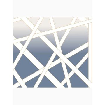 Nastri Shade 4 Panel Blue Mural