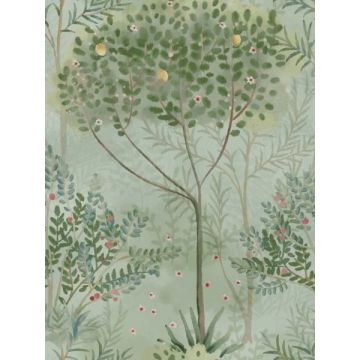 Orchard Green Wallpaper
