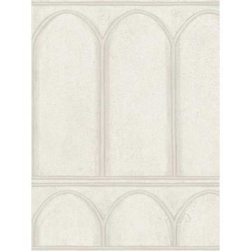 Arches Beige and Pearl Wallpaper