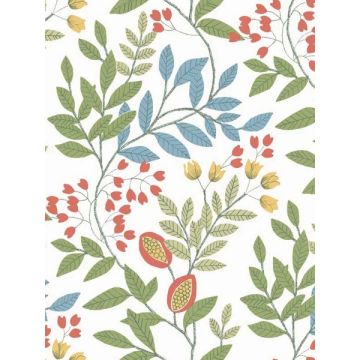 Eden Retreat White and Multi Wallpaper