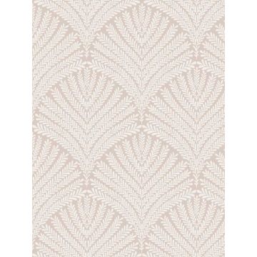 Beachcomber Light Pink and Cream Wallpaper