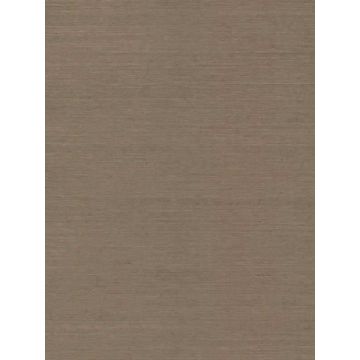 Sisal Grasscloth Brown Wallpaper