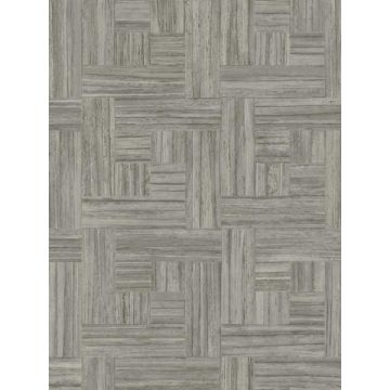 Tesselle Brown Wallpaper