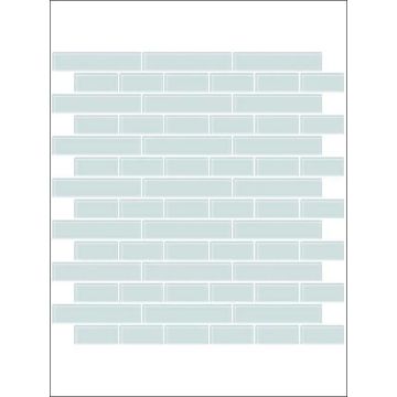 Glass Peel and Stick Backsplash Tiles Sea Wallpaper