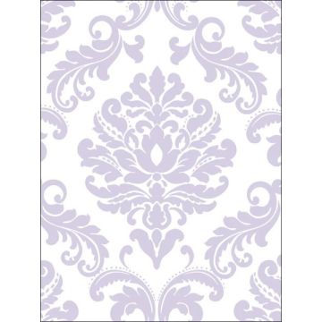 Ariel Peel and Stick Purple Wallpaper