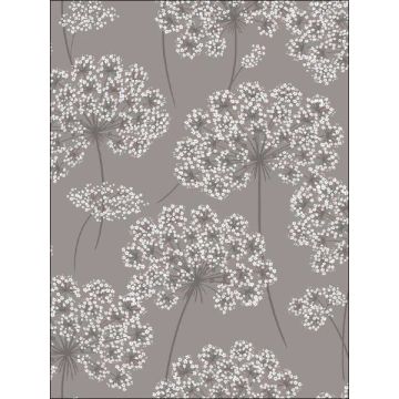 Angelica Peel and Stick Grey Wallpaper