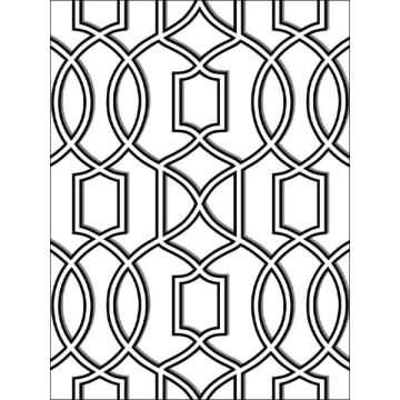 Uptown Trellis Peel and Stick Black and White Wallpaper