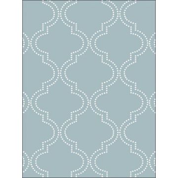 Quatrefoil Peel and Stick Slate Blue Wallpaper