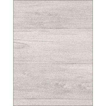 Wood Plank Peel and Stick Grey Wallpaper
