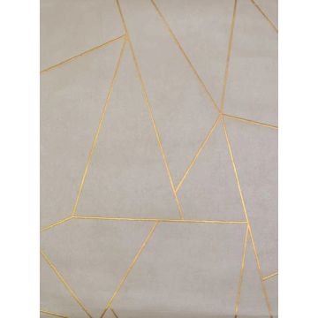 Nazca Almond and Gold Wallpaper