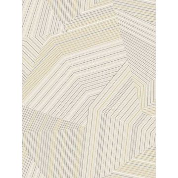 Dotted Maze Taupe Wallpaper
